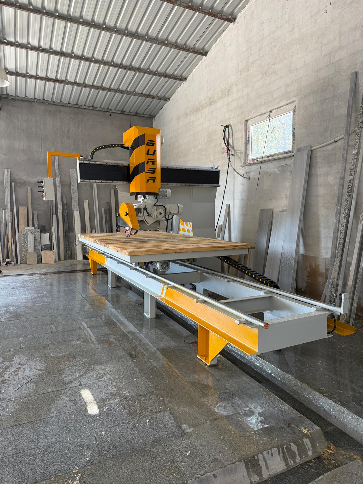 Yarı Otomatik 45-90 Dereceli Mermer & Granit Kesme Makinası - Alt Resim 1