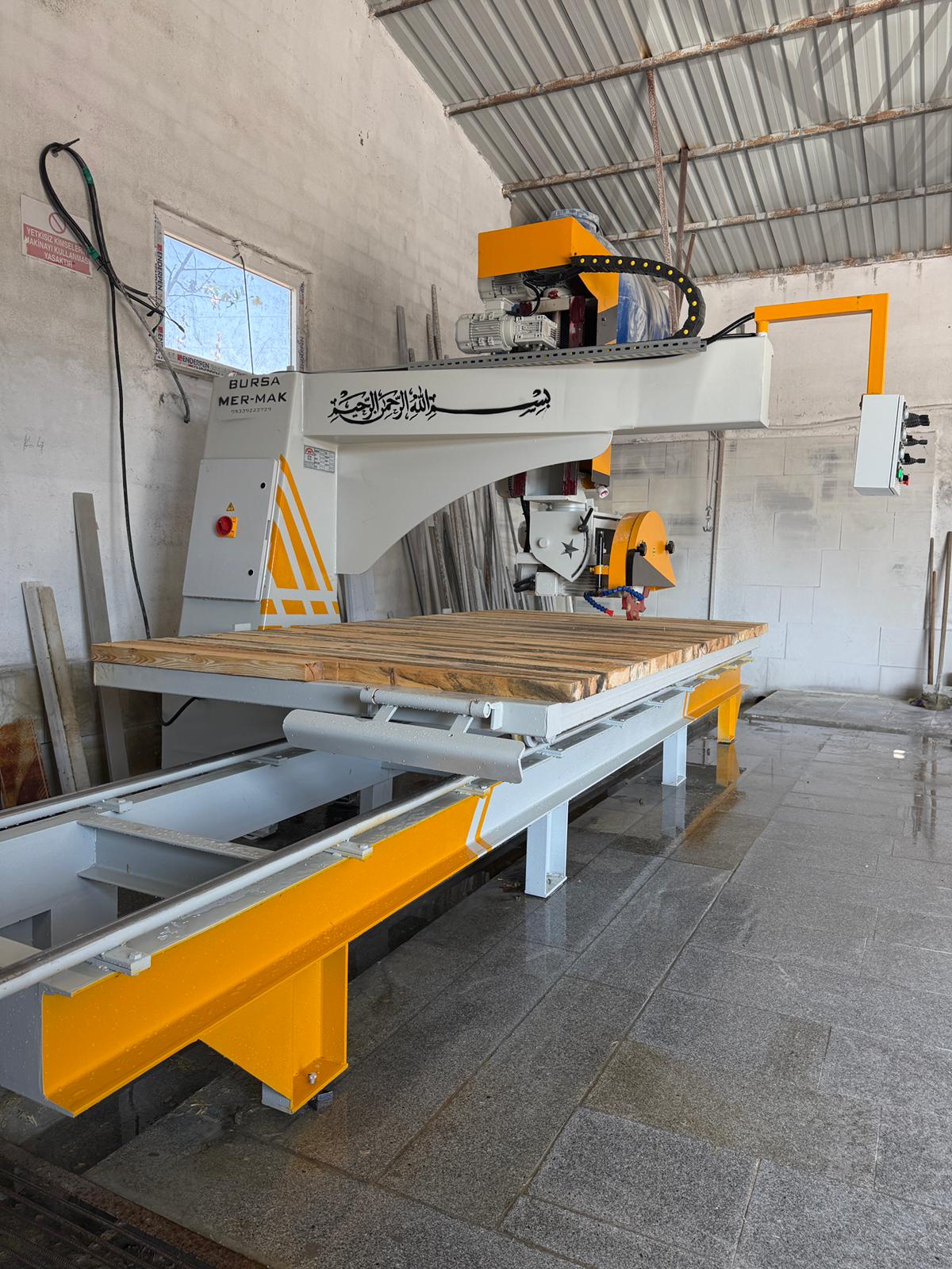 Yarı Otomatik 45-90 Dereceli Mermer & Granit Kesme Makinası - Alt Resim 2